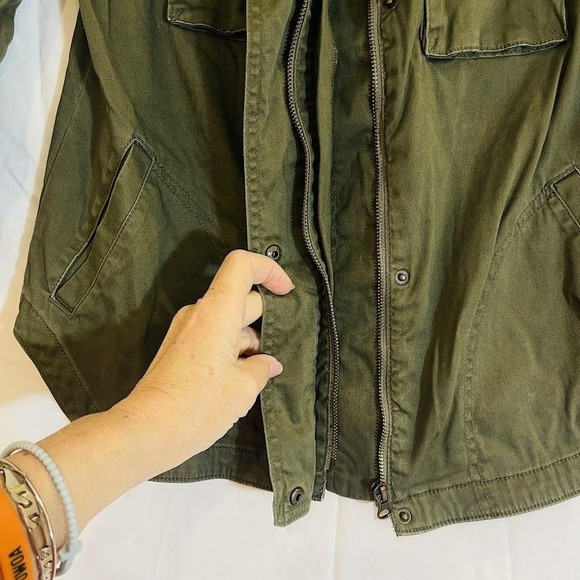 Natural Reflections Jacket Womens Small Utility Embroidered Aztec Boho Casual - Picture 3 of 10